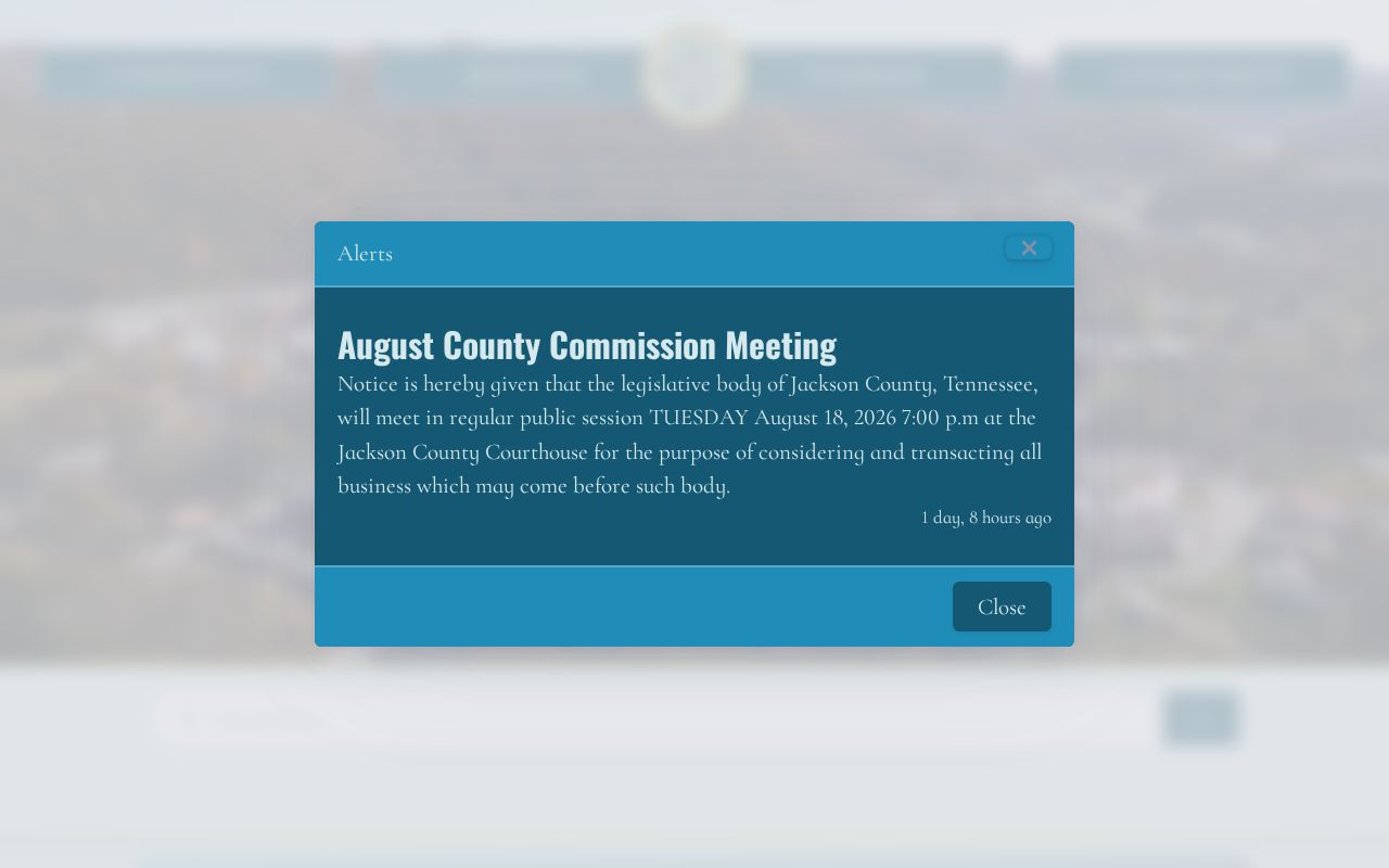 Jackson County criminal history county government homepage